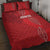Kenya Rugby Quilt Bed Set Go Champions Simbas - Red Color