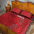 Kenya Rugby Quilt Bed Set Go Champions Simbas - Red Color