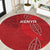Kenya Rugby Round Carpet Go Champions Simbas - Red Color