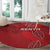 Kenya Rugby Round Carpet Go Champions Simbas - Red Color