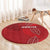 Kenya Rugby Round Carpet Go Champions Simbas - Red Color