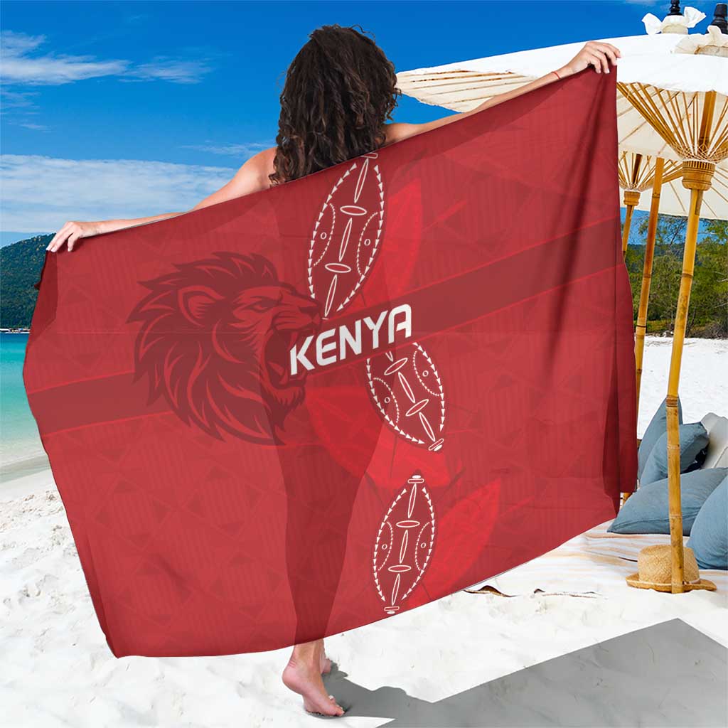 Kenya Rugby Sarong Go Champions Simbas - Red Color