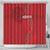Kenya Rugby Shower Curtain Go Champions Simbas - Red Color