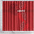 Kenya Rugby Shower Curtain Go Champions Simbas - Red Color