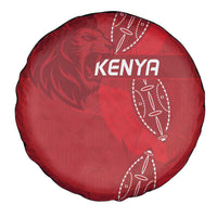 Kenya Rugby Spare Tire Cover Go Champions Simbas - Red Color
