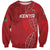 Kenya Rugby Custom Sweatshirt Go Champions Simbas - Red Color