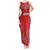 Kenya Rugby Custom Tank Maxi Dress Go Champions Simbas - Red Color