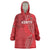 Kenya Rugby Custom Wearable Blanket Hoodie Go Champions Simbas - Red Color