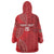 Kenya Rugby Custom Wearable Blanket Hoodie Go Champions Simbas - Red Color
