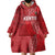 Kenya Rugby Custom Wearable Blanket Hoodie Go Champions Simbas - Red Color