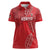 Kenya Rugby Custom Women Polo Shirt Go Champions Simbas - Red Color