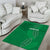 Kenya Rugby Area Rug Go Champions Simbas - Green Color