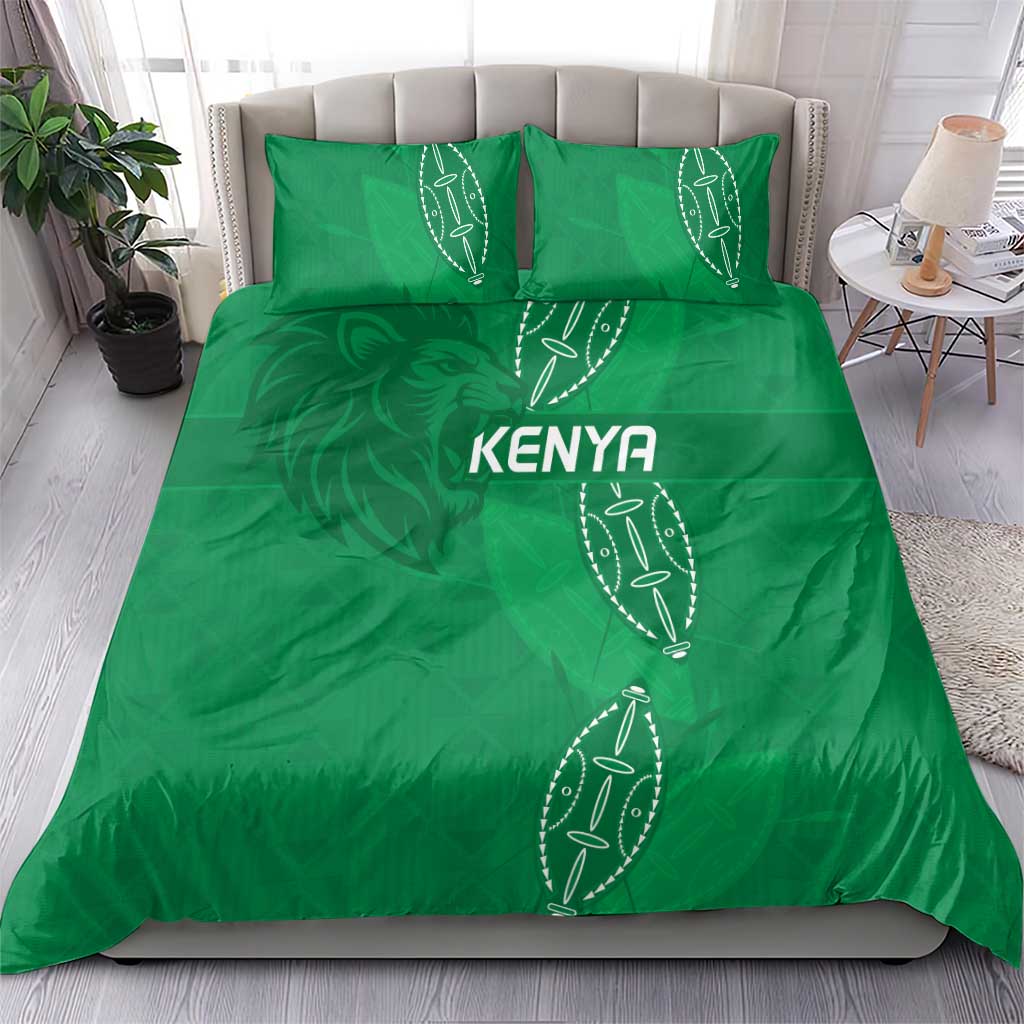 Kenya Rugby Bedding Set Go Champions Simbas - Green Color