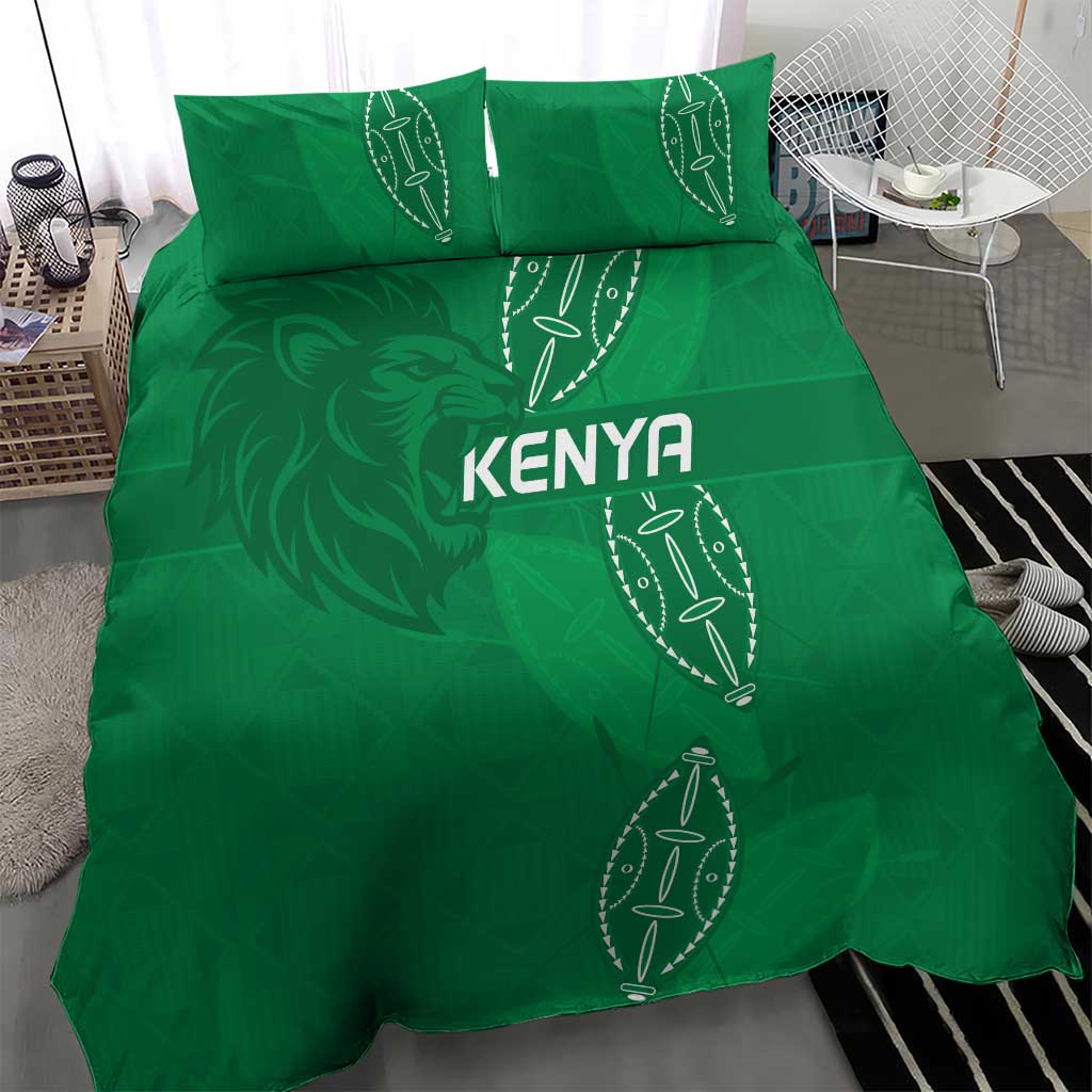 Kenya Rugby Bedding Set Go Champions Simbas - Green Color