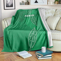 Kenya Rugby Blanket Go Champions Simbas - Green Color