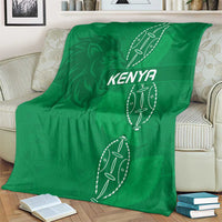 Kenya Rugby Blanket Go Champions Simbas - Green Color
