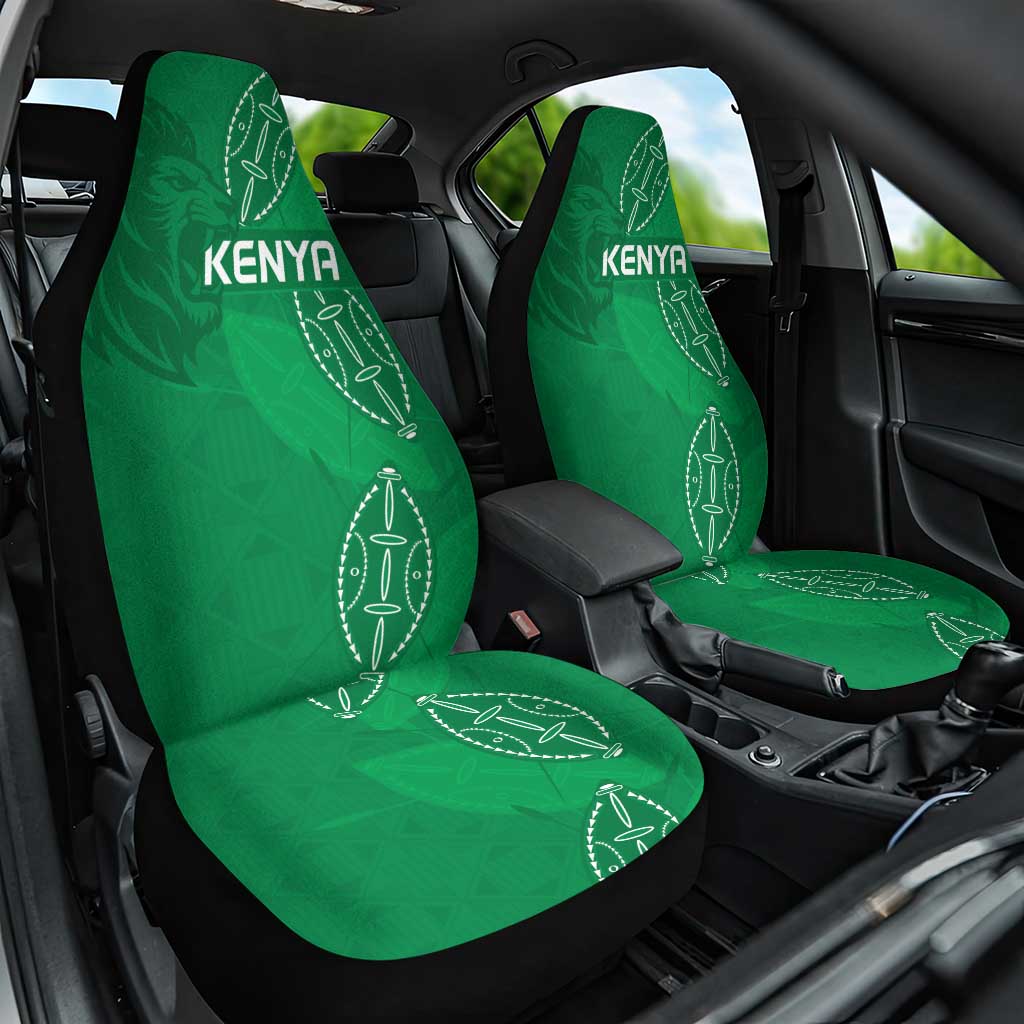 Kenya Rugby Car Seat Cover Go Champions Simbas - Green Color