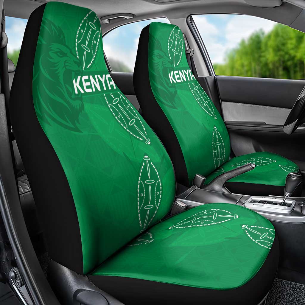 Kenya Rugby Car Seat Cover Go Champions Simbas - Green Color