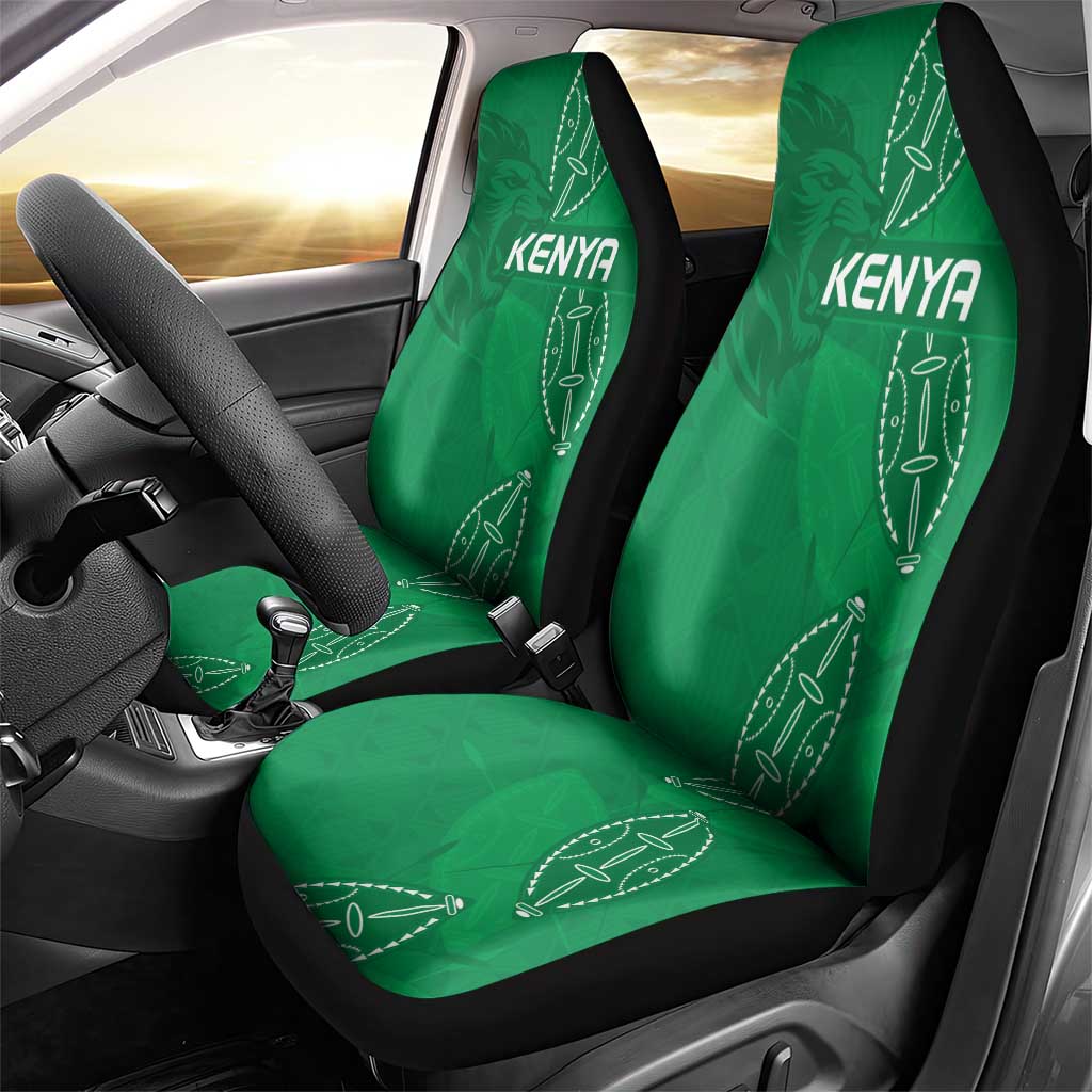 Kenya Rugby Car Seat Cover Go Champions Simbas - Green Color
