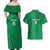 Kenya Rugby Custom Couples Matching Off Shoulder Maxi Dress and Hawaiian Shirt Go Champions Simbas - Green Color