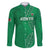 Kenya Rugby Custom Family Matching Short Sleeve Bodycon Dress and Hawaiian Shirt Go Champions Simbas - Green Color