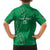Kenya Rugby Custom Family Matching Summer Maxi Dress and Hawaiian Shirt Go Champions Simbas - Green Color