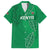 Kenya Rugby Custom Family Matching Summer Maxi Dress and Hawaiian Shirt Go Champions Simbas - Green Color
