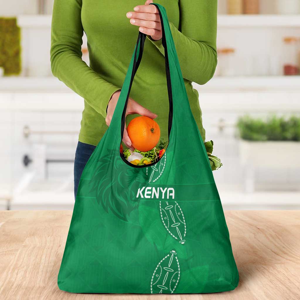 Kenya Rugby Grocery Bag Go Champions Simbas - Green Color
