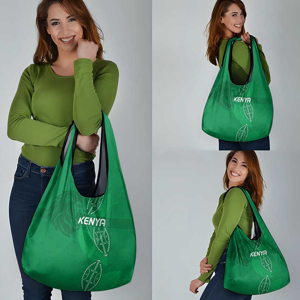 Kenya Rugby Grocery Bag Go Champions Simbas - Green Color
