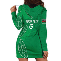 Kenya Rugby Custom Hoodie Dress Go Champions Simbas - Green Color