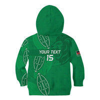 Kenya Rugby Custom Kid Hoodie Go Champions Simbas - Green Color