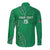 Kenya Rugby Custom Long Sleeve Button Shirt Go Champions Simbas - Green Color