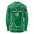 Kenya Rugby Custom Long Sleeve Shirt Go Champions Simbas - Green Color