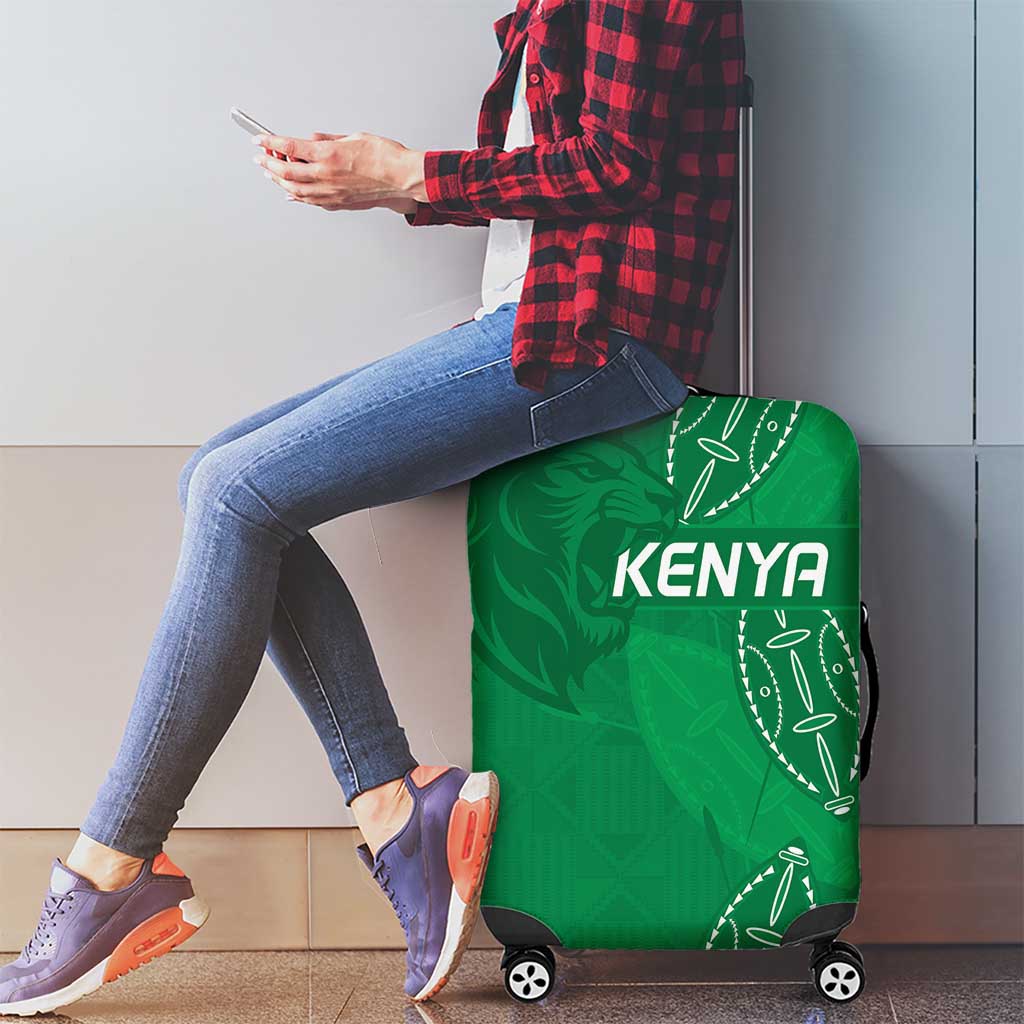 Kenya Rugby Luggage Cover Go Champions Simbas - Green Color