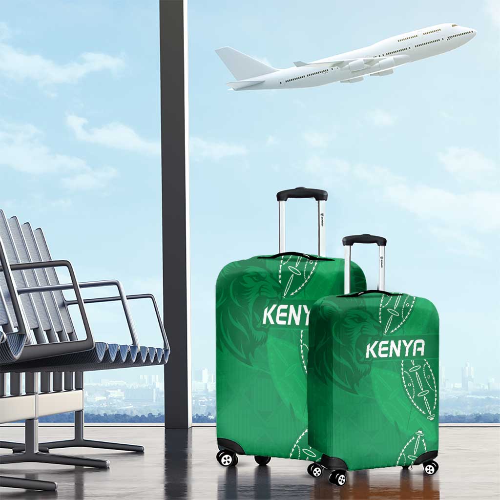 Kenya Rugby Luggage Cover Go Champions Simbas - Green Color