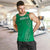 Kenya Rugby Custom Men Tank Top Go Champions Simbas - Green Color