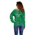 Kenya Rugby Custom Off Shoulder Sweater Go Champions Simbas - Green Color