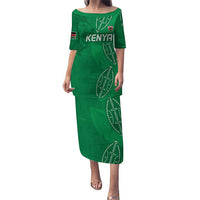 Kenya Rugby Custom Puletasi Go Champions Simbas - Green Color