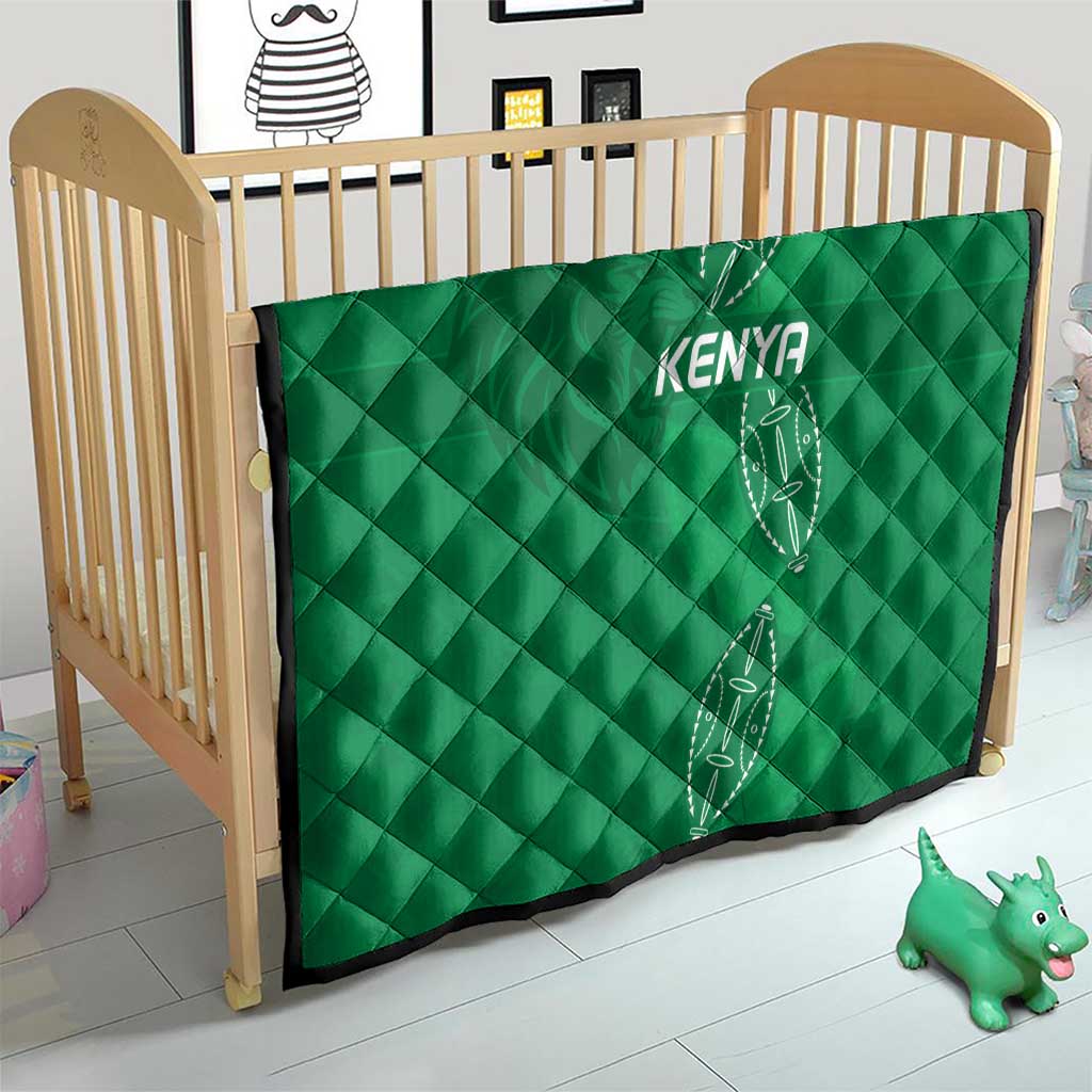 Kenya Rugby Quilt Go Champions Simbas - Green Color