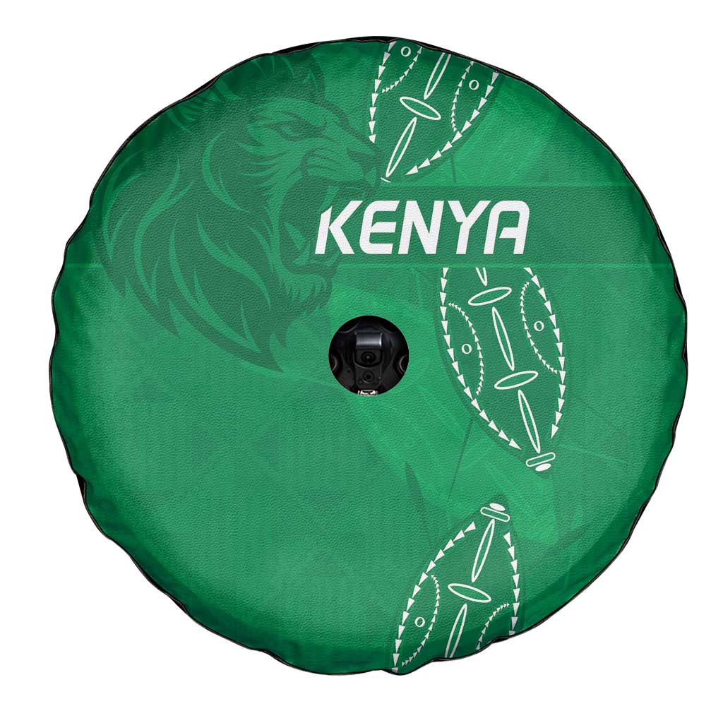 Kenya Rugby Spare Tire Cover Go Champions Simbas - Green Color