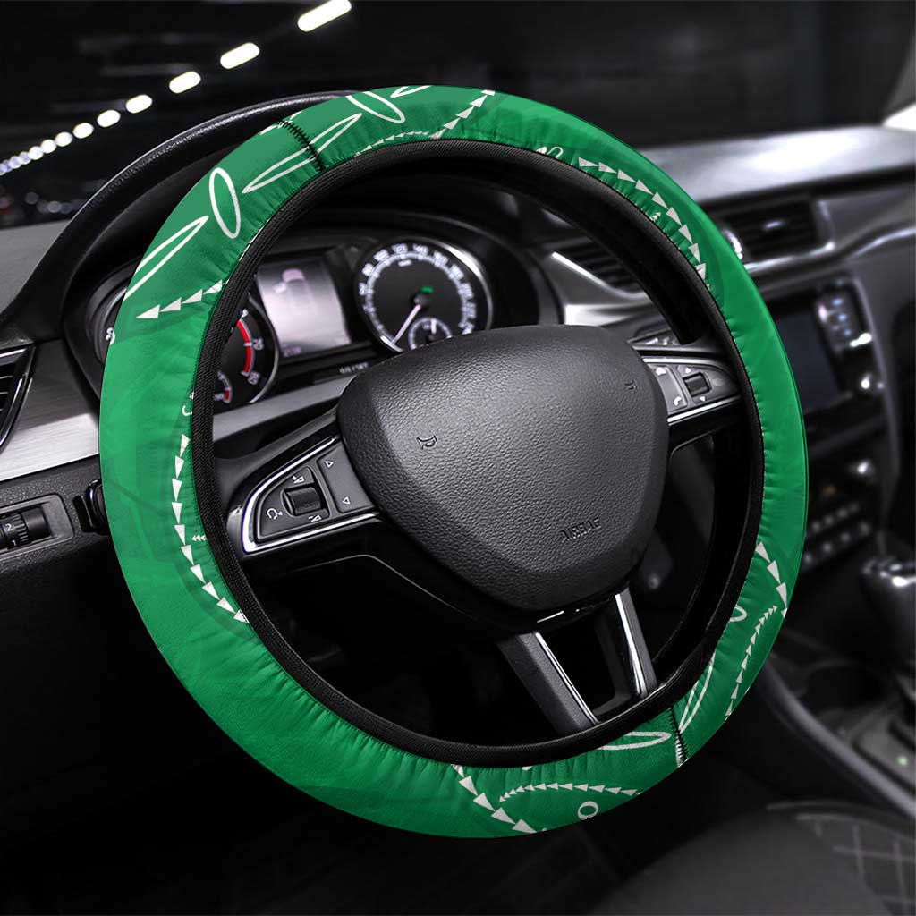 Kenya Rugby Steering Wheel Cover Go Champions Simbas - Green Color
