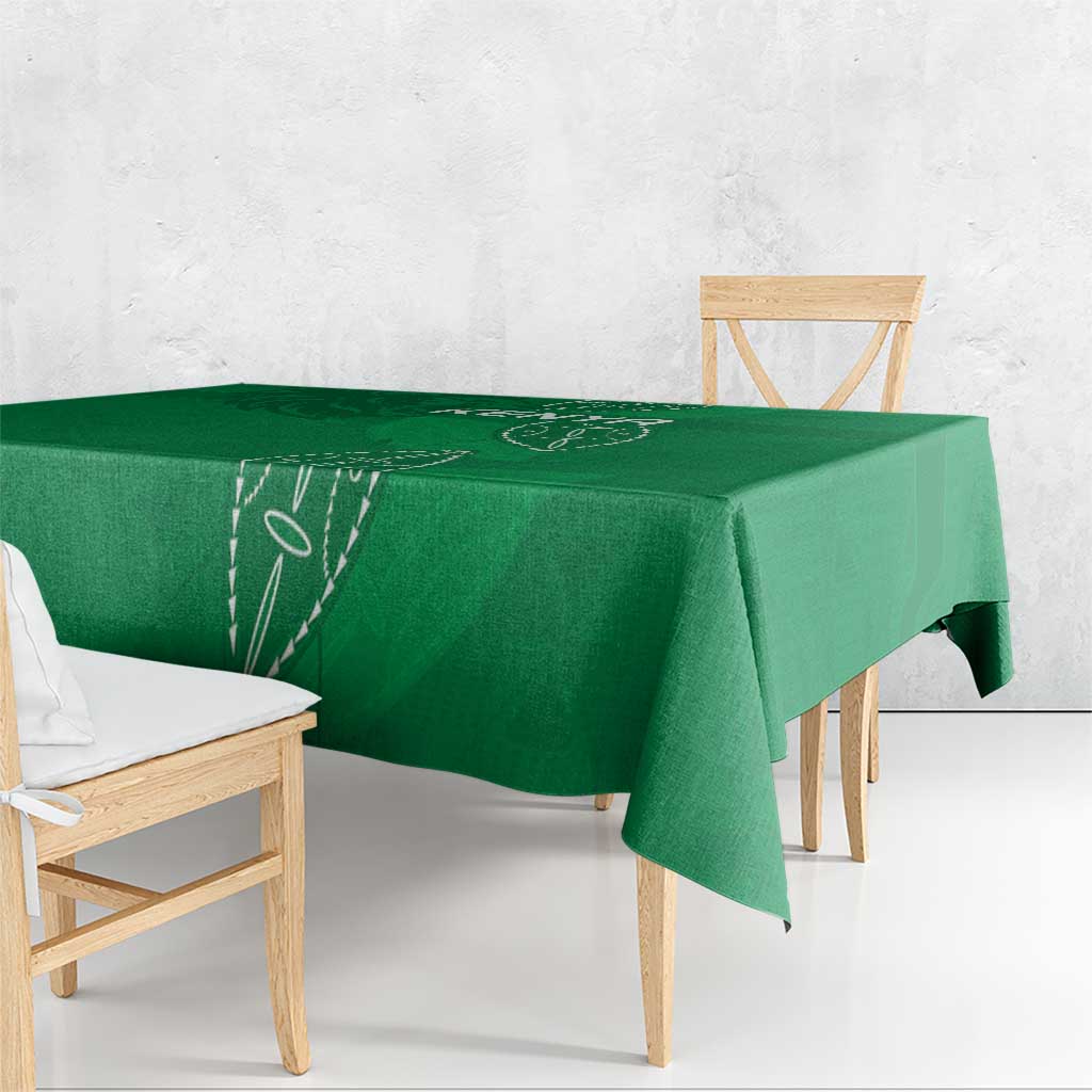 Kenya Rugby Tablecloth Go Champions Simbas - Green Color