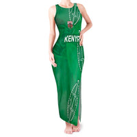 Kenya Rugby Custom Tank Maxi Dress Go Champions Simbas - Green Color