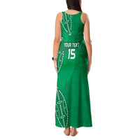 Kenya Rugby Custom Tank Maxi Dress Go Champions Simbas - Green Color