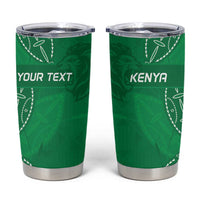 Kenya Rugby Custom Tumbler Cup Go Champions Simbas - Green Color