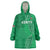 Kenya Rugby Custom Wearable Blanket Hoodie Go Champions Simbas - Green Color