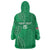 Kenya Rugby Custom Wearable Blanket Hoodie Go Champions Simbas - Green Color