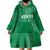 Kenya Rugby Custom Wearable Blanket Hoodie Go Champions Simbas - Green Color