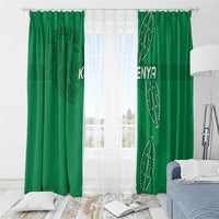 Kenya Rugby Window Curtain Go Champions Simbas - Green Color