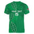 Kenya Rugby Custom Women V-Neck T-Shirt Go Champions Simbas - Green Color